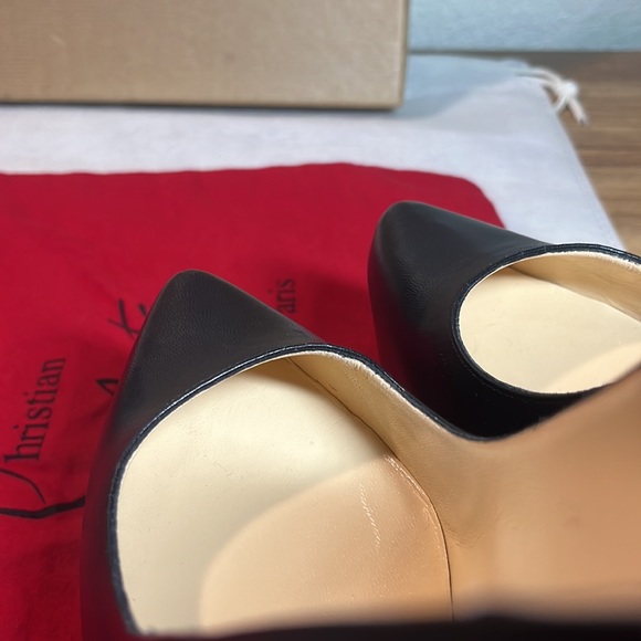 SOLD✨Christian Louboutin✨ Daffodile 160mm Kid Chunky Platform Pumps Size 38 - Picture 8 of 14